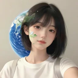 last selfie on earth trending on artstation, deviantart