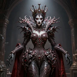 queen of vile, 4 k, intricate, jaw dropping, gorgeous, surreal, octane render