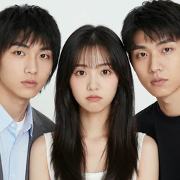 three humans