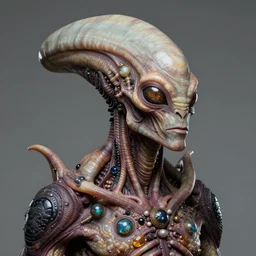 portrait of a mature alien creature, ultra realistic, intricate details, the fifth element artifacts, highly detailed by peter mohrbacher, allen williams, boris vallejo, aaron horkey, gaston bussiere, craig mullins