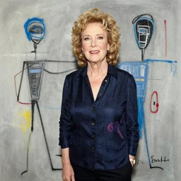 betty white by basquiat
