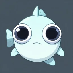 A goggle-eyed fish-like chupocabra with wide-open infinity chakras
