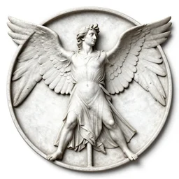 half man half eagle by leonardo davinci, highly detailed