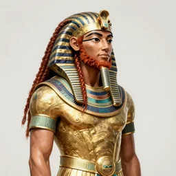 louis gossett as ancient egyptian soldier, braided beard redhead dreadlocks, intricate, elegant, highly detailed, artstation, sharp focus, illustration, artgerm, rutkowski, mucha