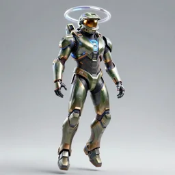 concept art for flying halo suit in the upcoming halo game - n 4