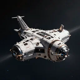 concept art, exploration spaceship drifting in space, the expanse tv series, industrial design, industrial apparent, immensity, wide angle, cinematic lighting, 4k, widescreen ratio, by sparth, beksinski