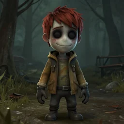 Screenshot of Gigachad as a friendly survivor in Dead By Daylight
