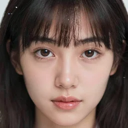 closeup headshot photo of the person with nineties hairstyle in 2 0 2 0, detailed face details, fluid particles