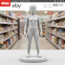Image on the store website, eBay, Full body, 80mm resin figure of Female school students