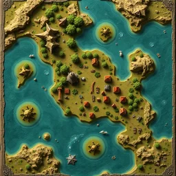 a dnd style 3 d game map