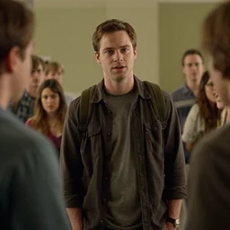 a film still from the social network ( 2 0 1 2 )