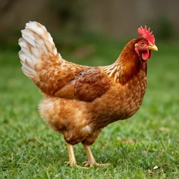chicken trying to fly