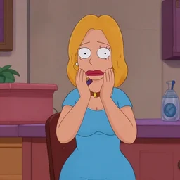 a still of lois griffin in misery ( 1 9 9 0 ), 4 k, hd photo.