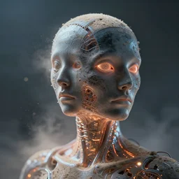 neural dust. award - winning digital masterpiece by azimov. stunning lighting