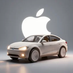 still of a car made by Apple Inc, 24mm lens