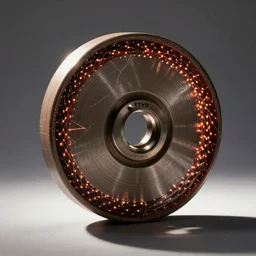 photograph of an 11V9 grinding wheel