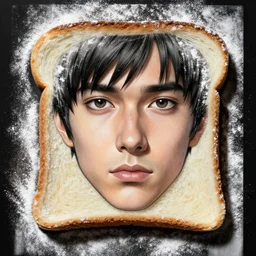 powdered toast man from ren and stimpy | | very very anime!!!, fine - face, realistic shaded perfect face, fine details. anime. realistic shaded lighting poster by ilya kuvshinov katsuhiro otomo ghost - in - the - shell, magali villeneuve, artgerm, jeremy lipkin and michael garmash and rob rey