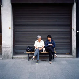 Candid Street Photography. Anscochrome 200