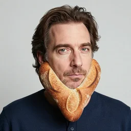 beautiful portrait half steve buscemi wearing sourdough bread, by greg rutkowski