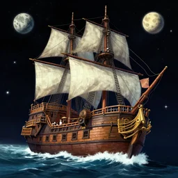 pirate ship in space