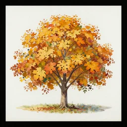 Beginning of Autumn, art of Stefan Popescu