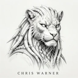 a portrait of the predator by chris warner, fantasy, elegant, crisp 8 k line art, digital painting, artstation, unreal engine, octane render, emissive lighting, concept art, matte, sharp focus, hyper realistic lighting, illustration