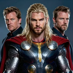 a highly detailed cybernetic portrait of thor odinson, james gurney, james jean