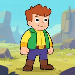 vault boy from fallout 4 cartoon