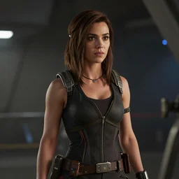 Rachel Brosnahan as Femshep in a Mass Effect movie
