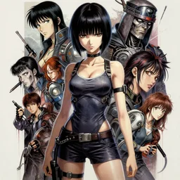 dieselpunk female | | fine detail!! anime!! realistic shaded lighting!! poster by ilya kuvshinov katsuhiro otomo ghost - in - the - shell, magali villeneuve, artgerm, jeremy lipkin and michael garmash and rob rey