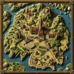 map of gondor, 3 d orthographic, d & d,, by pieter bruegel the elder, comic book, cinecolor, 3 - dimensional, super - resolution, huge, insanely detailed and intricate, hypermaximalist, elegant, ornate, hyper realistic, super detailed