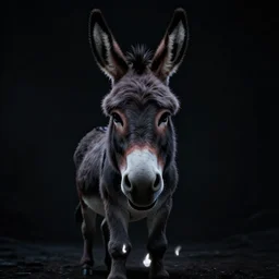 1 9 2 0 s horror movie poster of an evil donkey, dark atmosphere, minimalist, sharp focus, smooth, dramatic lighting, 8 k