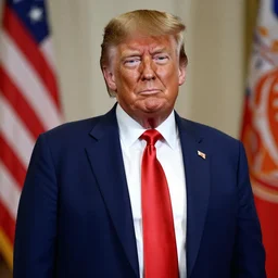“ portrait of donald trump dressed as max headroom” - n 6