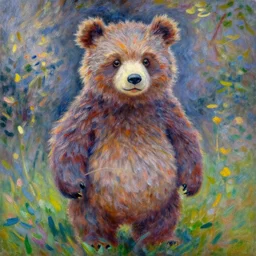 Freddy Fazbear painted by Monet