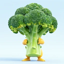 broccoli starring in pokemon ( 1 9 9 7 ). 4 k. ultra - realism