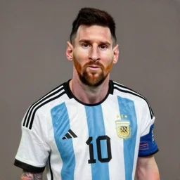 official portrait of the emperor of argentine, lionel messi, 1 9 4 5, oil on canvas by william sidney mount