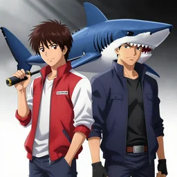 fast and furious tokyo drift shark anthony, portrait shinkai makoto studio key hideaki anno sakimichan stanley james jean marc simonetti highly detailed digital painting artstation pixiv