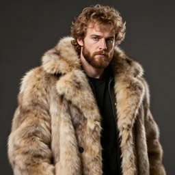 mr beast wearing a fur coat, realistic, 8 k, extremely detailed, cgi, trending on artstation, hyper - realistic render, 4 k hd wallpaper, premium prints available, by greg rutkowski