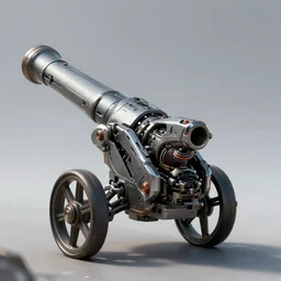 a high tech alien cannon, cinematic, photorealistic, featured on artstation, jordan grimmer, digital art
