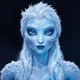 frozen snow mf doom reptile eyes, blue frozen skin. intricate, elegant, highly detailed, centered, digital painting, artstation, concept art, smooth, sharp focus, illustration, artgerm, tomasz alen kopera, peter mohrbacher, donato giancola, joseph christian leyendecker, wlop, frank frazetta