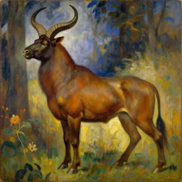 painting of a female minotaur by tamara de lempicka