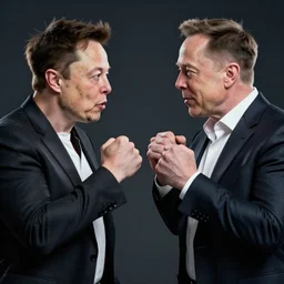 elon musk and jeff bezos rap battle, trending on artstation, 8 k, octane render, detailed lighting, high quality render, aesthetic, unreal engine
