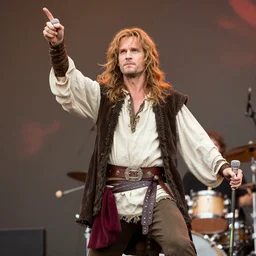 photo of legolas performing at woodstock