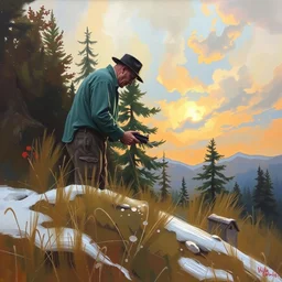 painitng of george floyd