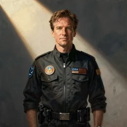 secret agent, art by bob ross