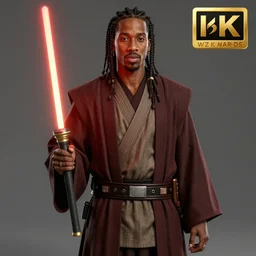 a still of wiz khalifa as a jedi, award - winning, photograph, 3 d render, unreal engine, 4 k detailed