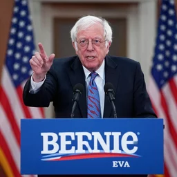 bernie sanders fighting eva - 0 1