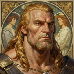 portrait of he - man, intricate, highly detailed, ray tracing, digital painting, artstation, concept art, smooth, sharp focus, illustration, art by artgerm and greg rutkowski and alphonse mucha, 8 k