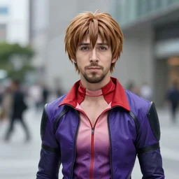 Shinji Ikari cosplay by Ryan Gosling