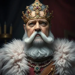 portrait of viktor orban as the gay queer king of lgbtq nation, drag queen, fat, jewelry, greek, swag, intricate, fluffy clothing, upper body, highly detailed, digital painting, artstation, concept art, sharp focus, cinematic lighting, illustration, art by artgerm and greg rutkowski, alphonse mucha, cgsociety